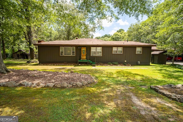 67 Dixie Park Rd NW, Rome, GA 30165 - single story home featuring a front yard