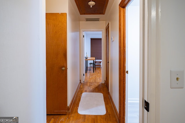67 Dixie Park Rd NW, Rome, GA 30165 - hallway featuring wood finished floors and baseboards