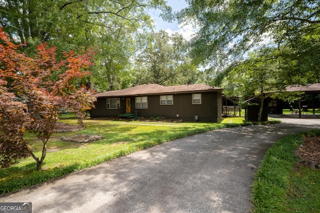 67 Dixie Park Rd NW, Rome, GA 30165 - ranch-style home featuring a front lawn and crawl space