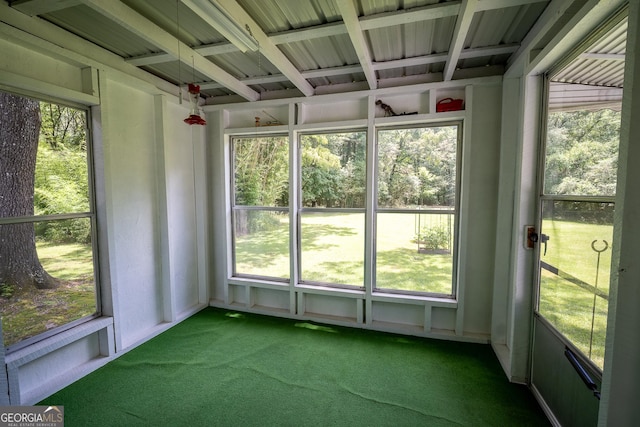67 Dixie Park Rd NW, Rome, GA 30165 - unfurnished sunroom featuring plenty of natural light
