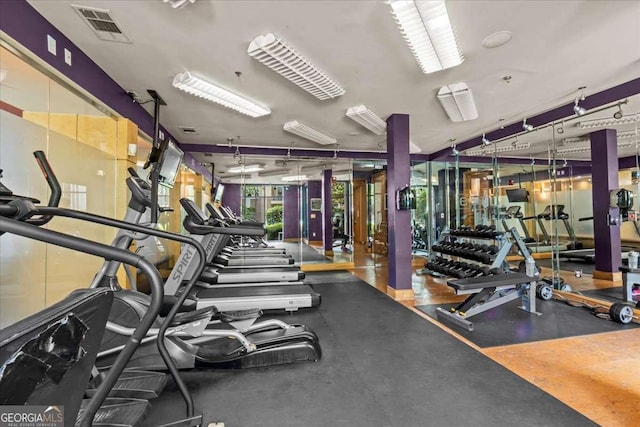 390 17th St NW Unit 4031, Atlanta, GA 30363 - view of exercise room