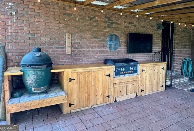 360 Morgan Mill Rd, Brooks, GA 30205 - view of patio / terrace featuring a grill