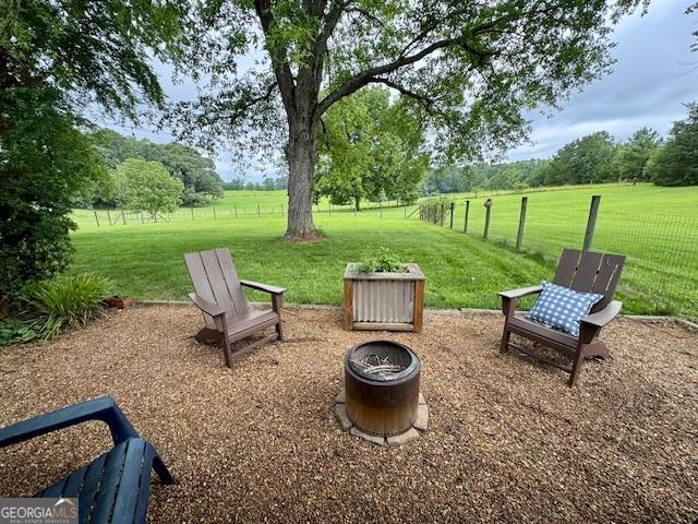 360 Morgan Mill Rd, Brooks, GA 30205 - view of yard featuring a view of rural / pastoral area