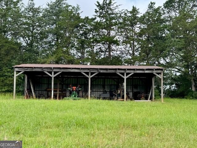 360 Morgan Mill Rd, Brooks, GA 30205 - view of pole building with a detached carport