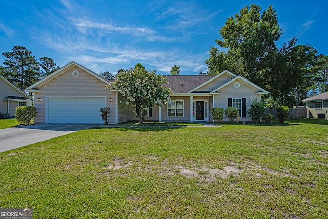 231 Cyane Ln, Guyton, GA 31312 - ranch-style house featuring an attached garage and concrete driveway