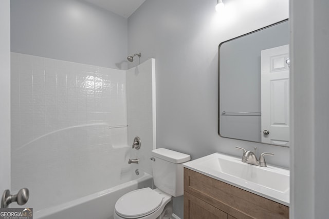 231 Cyane Ln, Guyton, GA 31312 - bathroom featuring vanity and washtub / shower combination