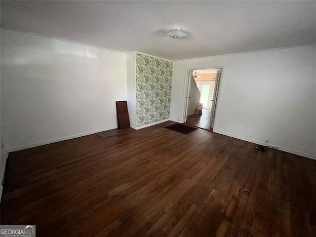 15 Liberty St, Gainesville, GA 30501 - unfurnished room with dark wood-type flooring and baseboards