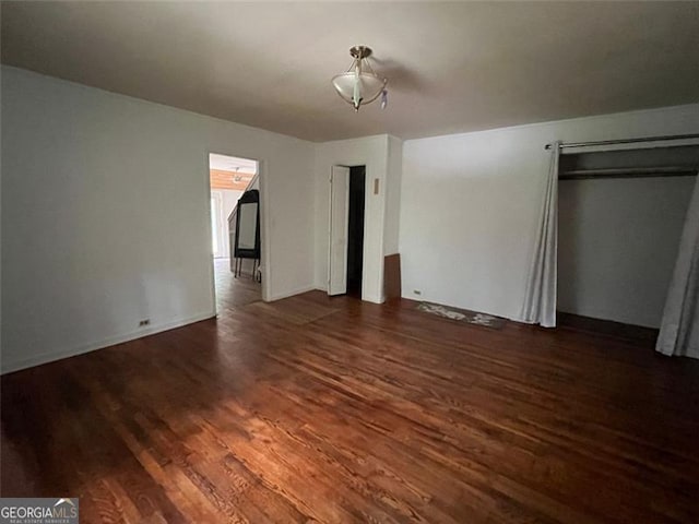 15 Liberty St, Gainesville, GA 30501 - spare room with wood finished floors and baseboards