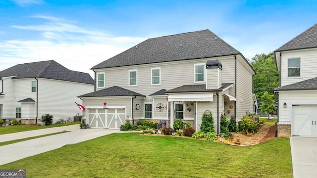 2326 Britt St, Grayson, GA 30017 - traditional-style house with driveway, a front lawn, and roof with shingles