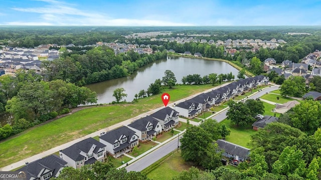 2326 Britt St, Grayson, GA 30017 - aerial overview of property's location featuring nearby suburban area and a nearby body of water