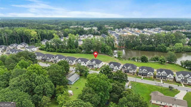 2326 Britt St, Grayson, GA 30017 - aerial view of residential area with a large body of water
