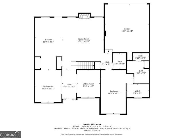 2326 Britt St, Grayson, GA 30017 - view of property floor plan
