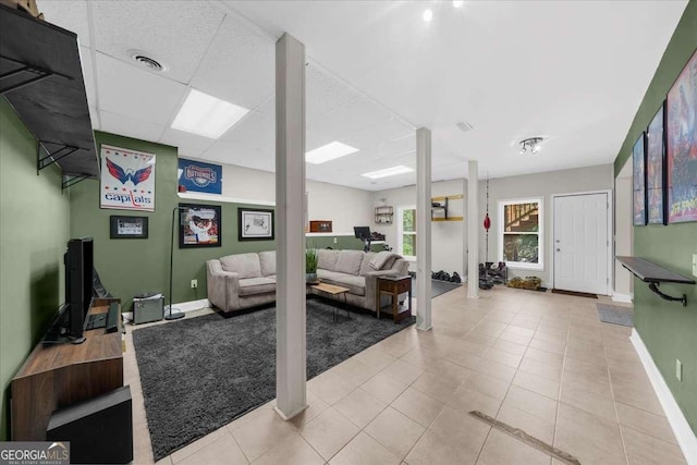 2653 W Main St NW, Atlanta, GA 30318 - tiled living room with baseboards