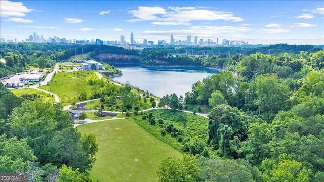 2653 W Main St NW, Atlanta, GA 30318 - drone / aerial view of city skyline and a large body of water