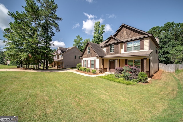 38 Pin Oak Way, Hamilton, GA 31811 - craftsman inspired home with a porch and a chimney