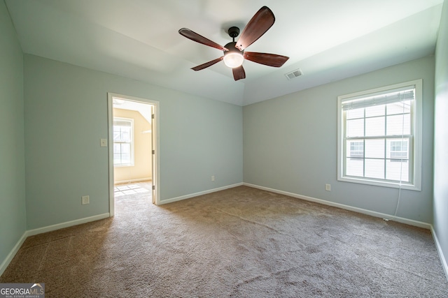 38 Pin Oak Way, Hamilton, GA 31811 - unfurnished room featuring carpet flooring and a ceiling fan