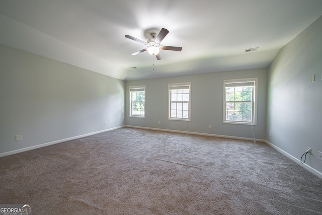 38 Pin Oak Way, Hamilton, GA 31811 - spare room featuring ceiling fan and carpet floors