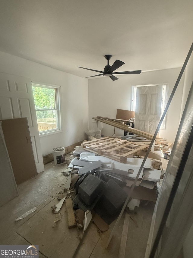 1551 Broad St NE, Conyers, GA 30012 - bedroom featuring ceiling fan