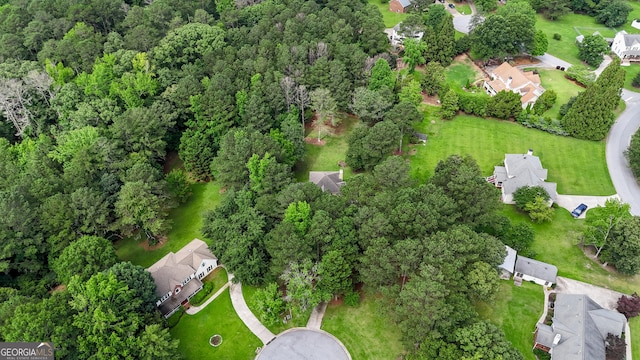 115 Rockhurst Chase, Tyrone, GA 30290 - aerial view of property and surrounding area featuring nearby suburban area
