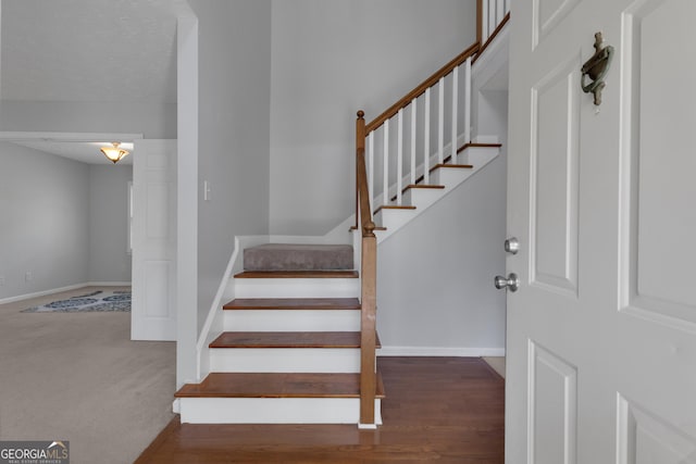 115 Rockhurst Chase, Tyrone, GA 30290 - stairway featuring baseboards