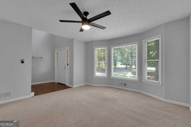 115 Rockhurst Chase, Tyrone, GA 30290 - carpeted spare room with ceiling fan and a textured ceiling
