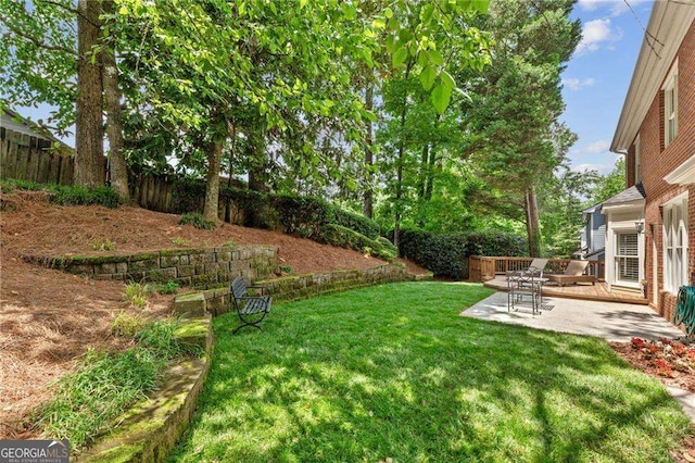 1117 Haven Glen Ln NE, Brookhaven, GA 30319 - view of yard with a patio