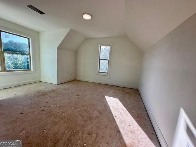 3609 Youngs Mill Rd, Hogansville, GA 30230 - additional living space featuring lofted ceiling and baseboards