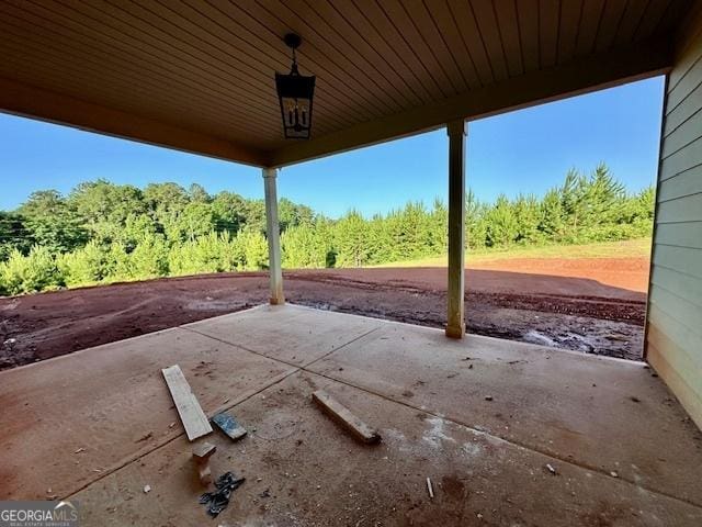 3609 Youngs Mill Rd, Hogansville, GA 30230 - view of patio featuring a view of trees