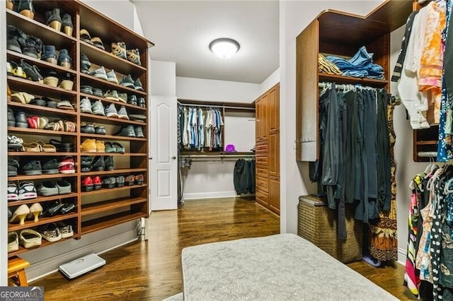 217 Fernwood Pl, Woodstock, GA 30188 - spacious closet with wood finished floors
