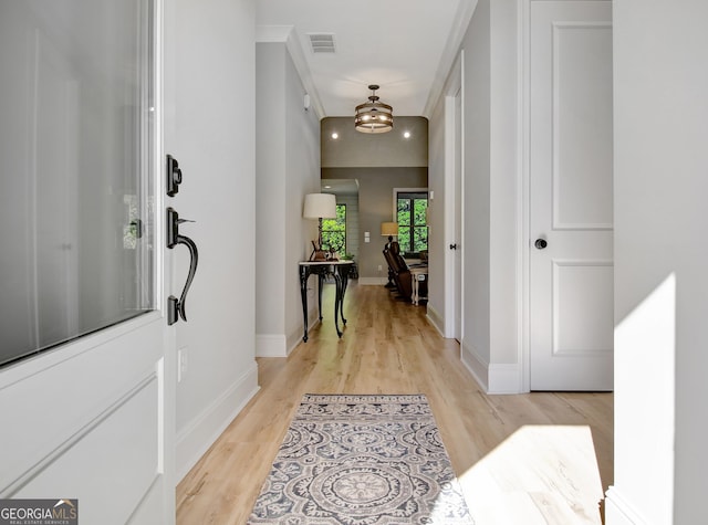 192 Greyfairs Ave, Senoia, GA 30276 - entryway with light wood-type flooring and baseboards