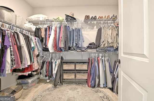 192 Greyfairs Ave, Senoia, GA 30276 - spacious closet with wood finished floors