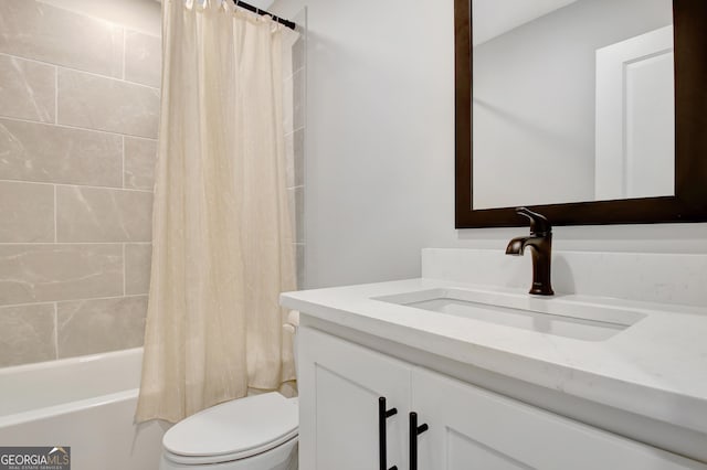 192 Greyfairs Ave, Senoia, GA 30276 - full bath featuring vanity and shower / bathtub combination with curtain