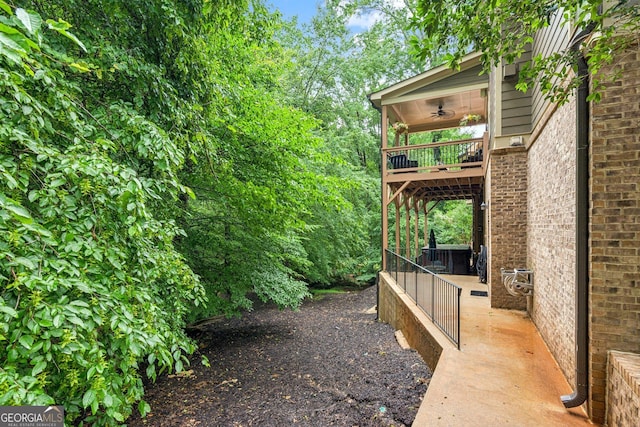 5717 Meadow View Dr, Jefferson, GA 30549 - view of yard with a ceiling fan