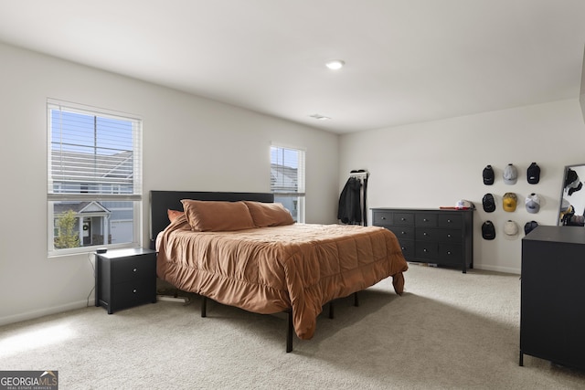 545 Quail Pass, Dawsonville, GA 30534 - bedroom featuring light colored carpet