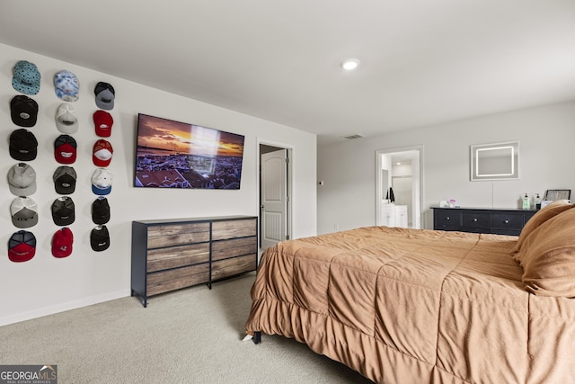 545 Quail Pass, Dawsonville, GA 30534 - bedroom with carpet flooring and connected bathroom