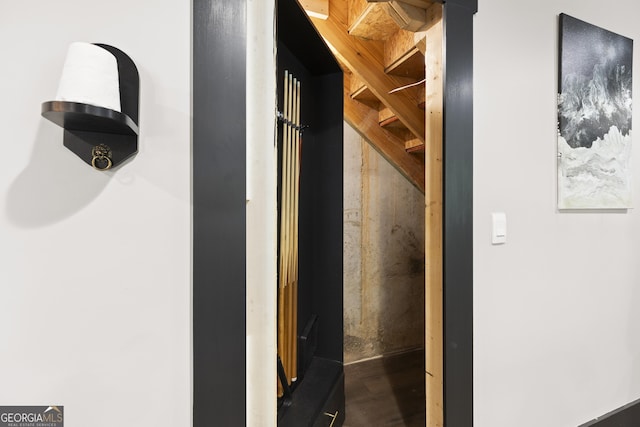 545 Quail Pass, Dawsonville, GA 30534 - corridor with wood finished floors