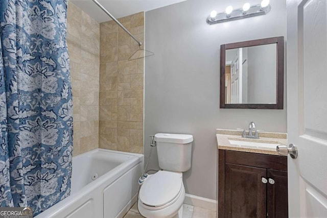 1455 Holleybrooke Dr, Alpharetta, GA 30004 - full bath featuring vanity and shower / tub combo