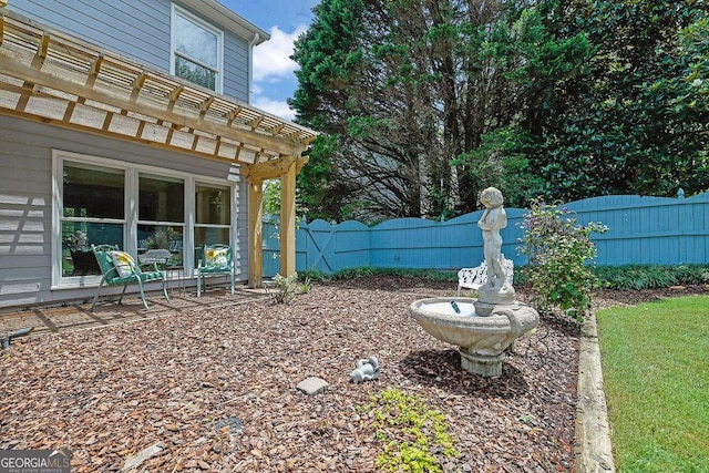 7325 Brookwood Way, Cumming, GA 30041 - view of yard featuring a pergola