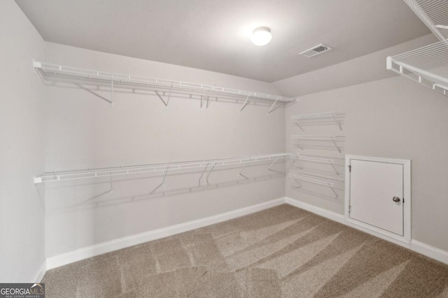 176 Windy Cir, Mcdonough, GA 30253 - spacious closet with carpet and lofted ceiling