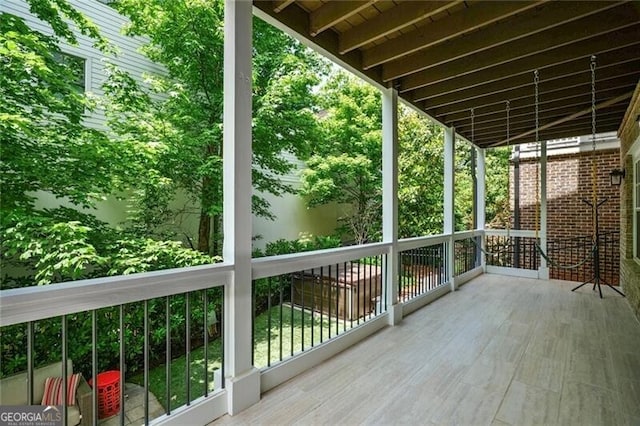385 Rowes Cir, Alpharetta, GA 30009 - view of wooden deck