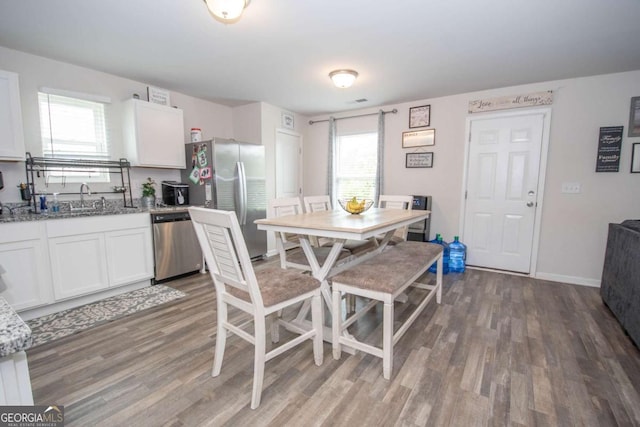 225 Fox Chase Way, Hogansville, GA 30230 - dining space with wood finished floors
