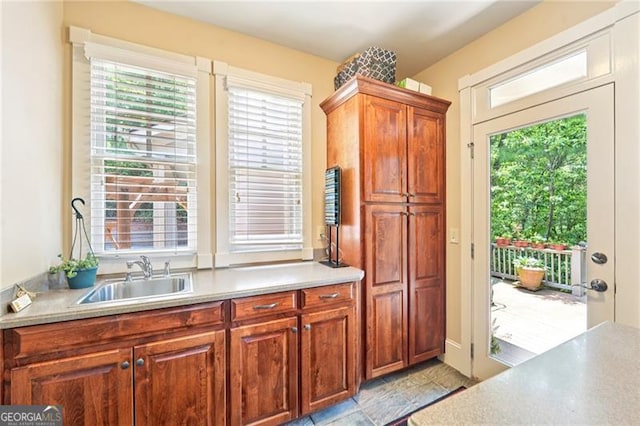 44 Sassafras Rdg, Big Canoe, GA 30143 - kitchen featuring healthy amount of natural light and light countertops