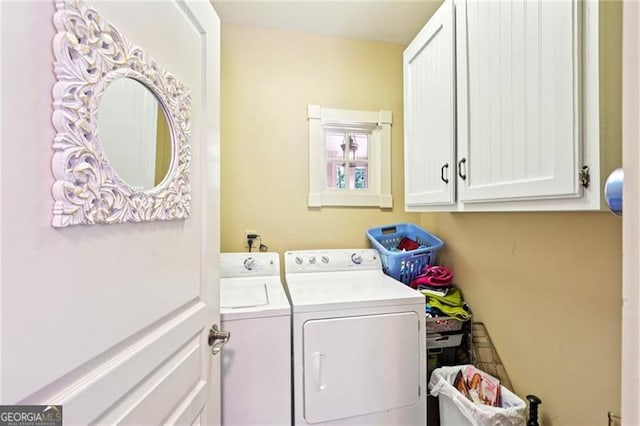 44 Sassafras Rdg, Big Canoe, GA 30143 - laundry area featuring washer and clothes dryer and cabinet space
