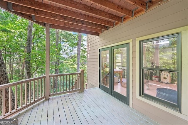 44 Sassafras Rdg, Big Canoe, GA 30143 - deck with french doors