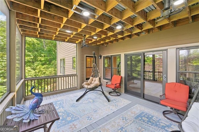 44 Sassafras Rdg, Big Canoe, GA 30143 - view of wooden terrace