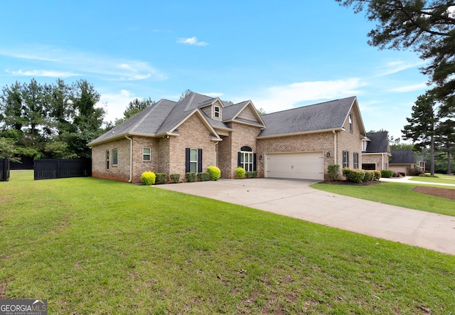 300 Bridgehampton Way, Perry, GA 31069 - traditional-style home with brick siding, a garage, and roof with shingles