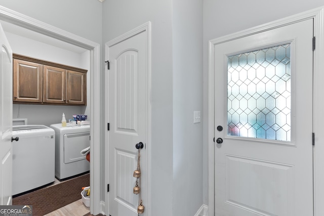 300 Bridgehampton Way, Perry, GA 31069 - washroom with independent washer and dryer and cabinet space