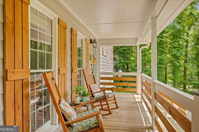 425 Shelby Ln, Hiram, GA 30141 - view of wooden porch