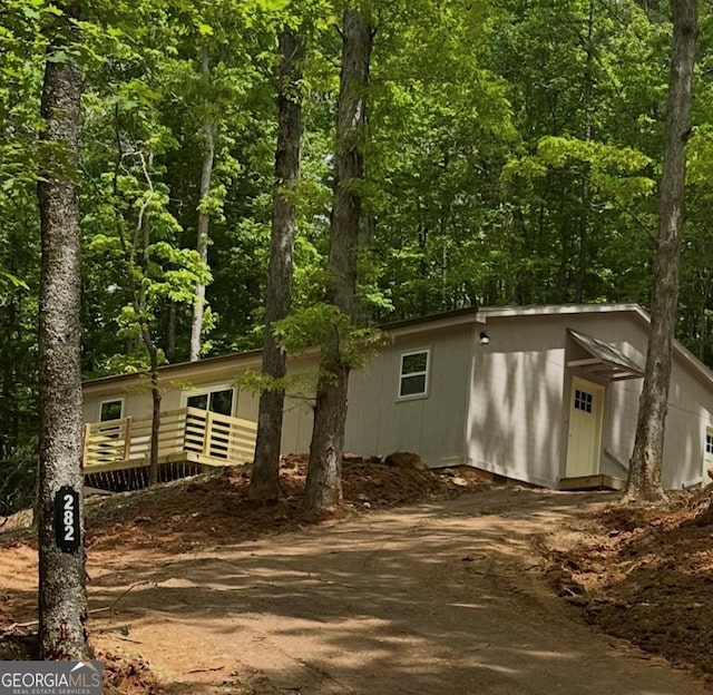 282 Armor Way, Ellijay, GA 30540 - view of front of home featuring driveway