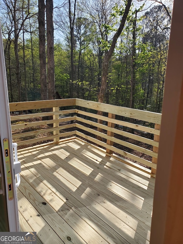282 Armor Way, Ellijay, GA 30540 - view of wooden terrace